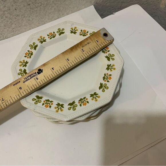 Vtg. Johnson Brothers Heritage Set/6 Bread/Butter Plates Retired 1980 England - Picture 6 of 7